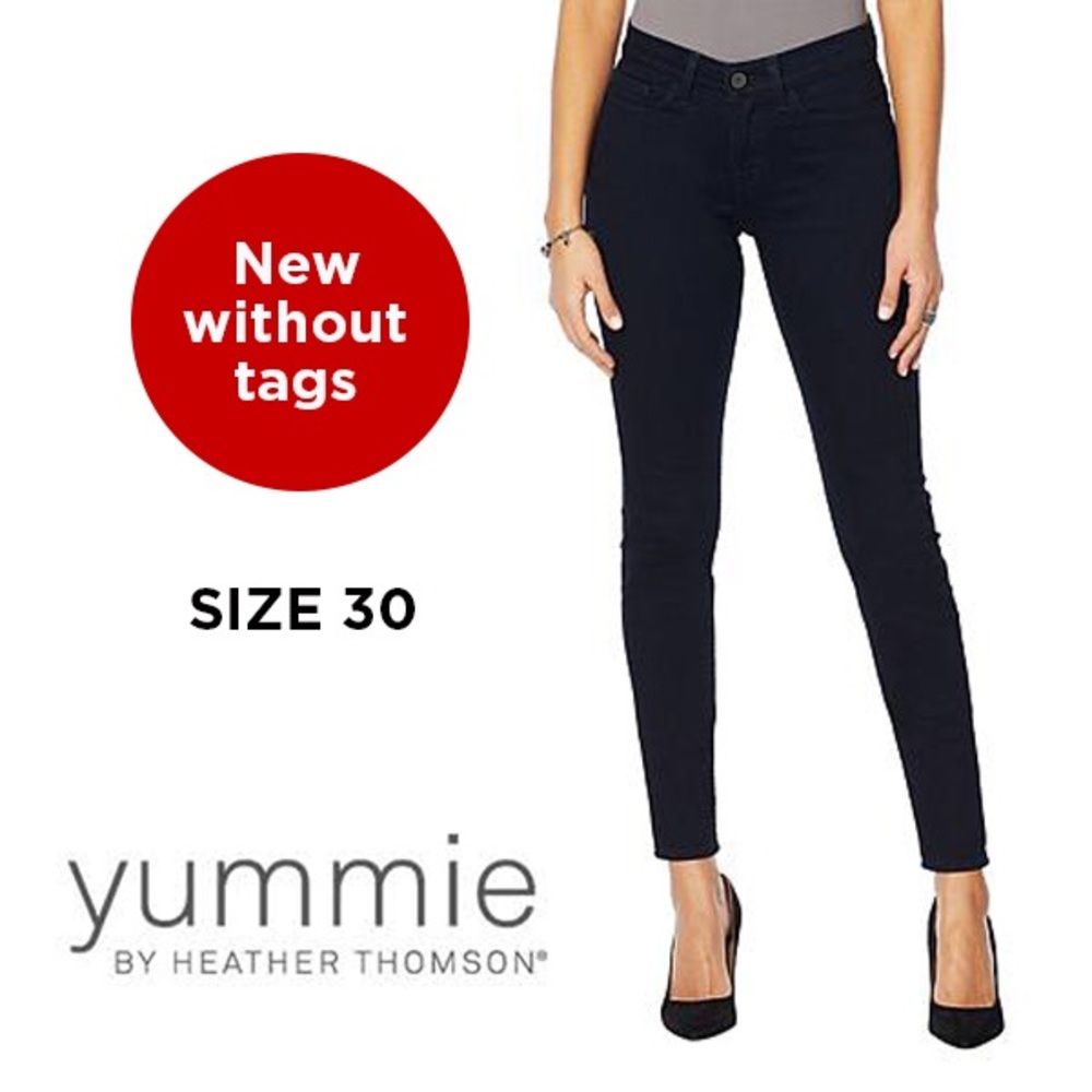 Yummie Black Super Skinny Pants Size 30 NWOT